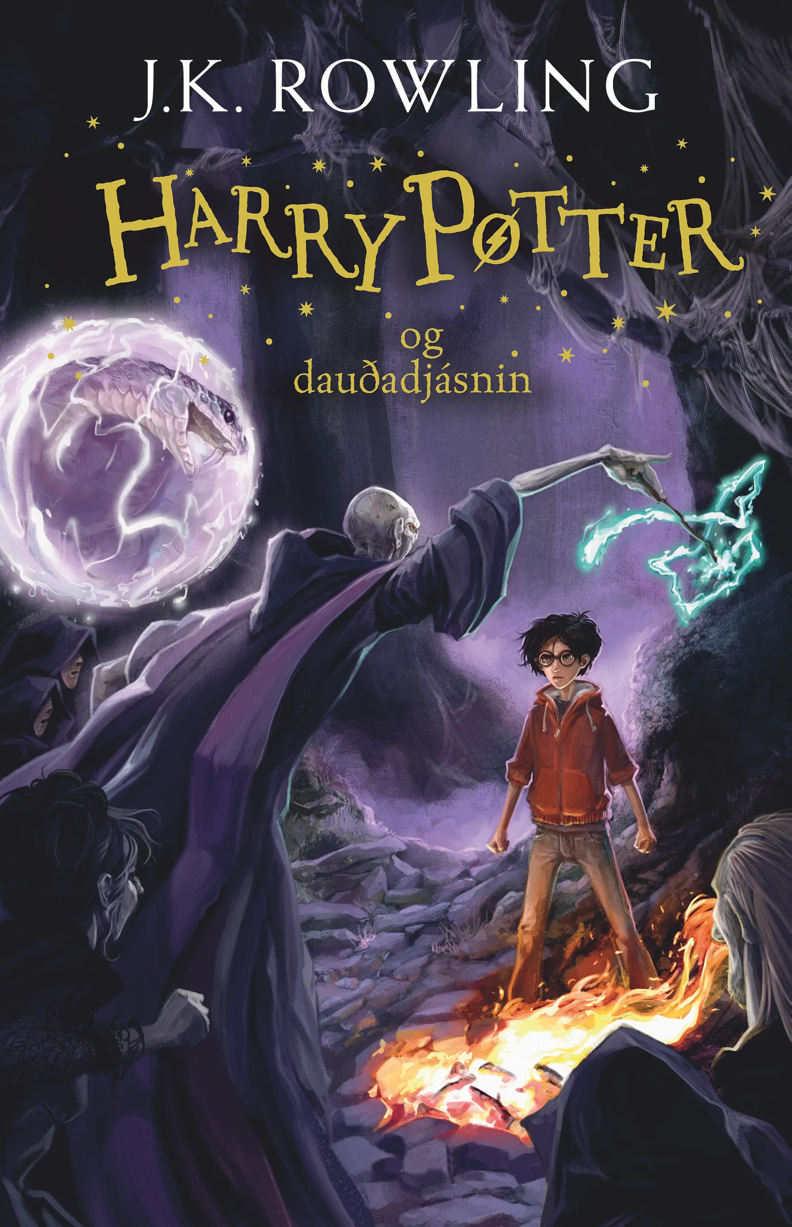 Bókakápa: Harry Potter og dauðadjásnin