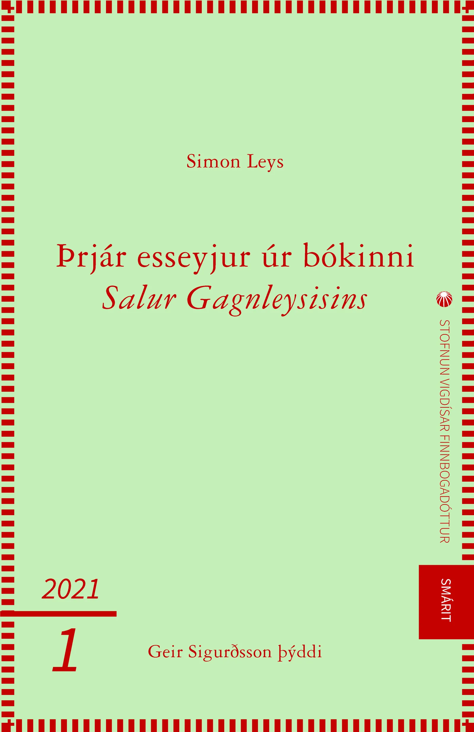 Forsíða kápu bókarinnar