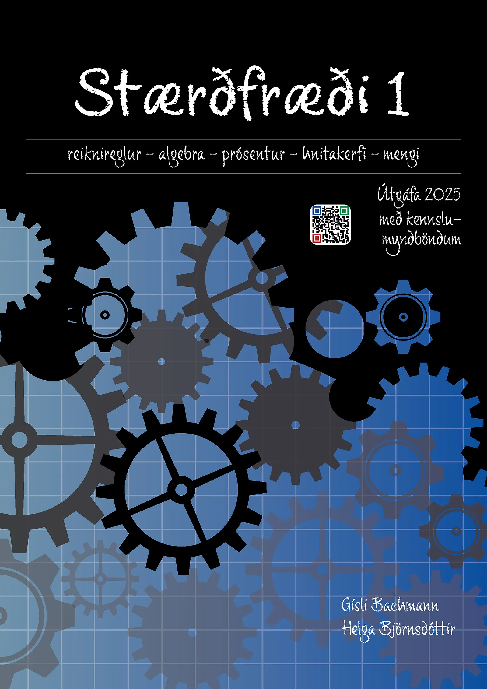 Bókakápa: Stærðfræði 1 með kennslumyndböndum