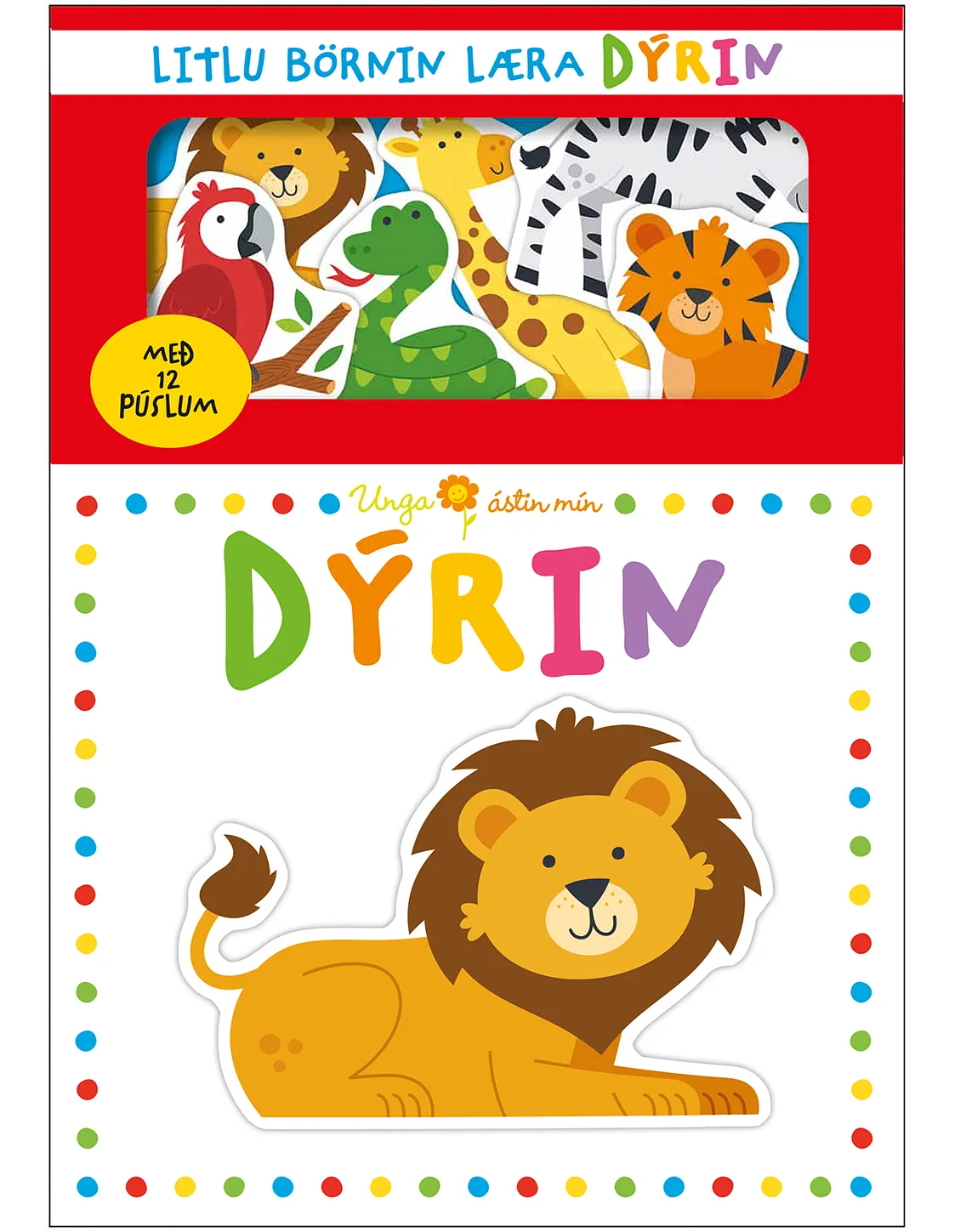 Bókakápa: Litlu börnin læra - dýrin