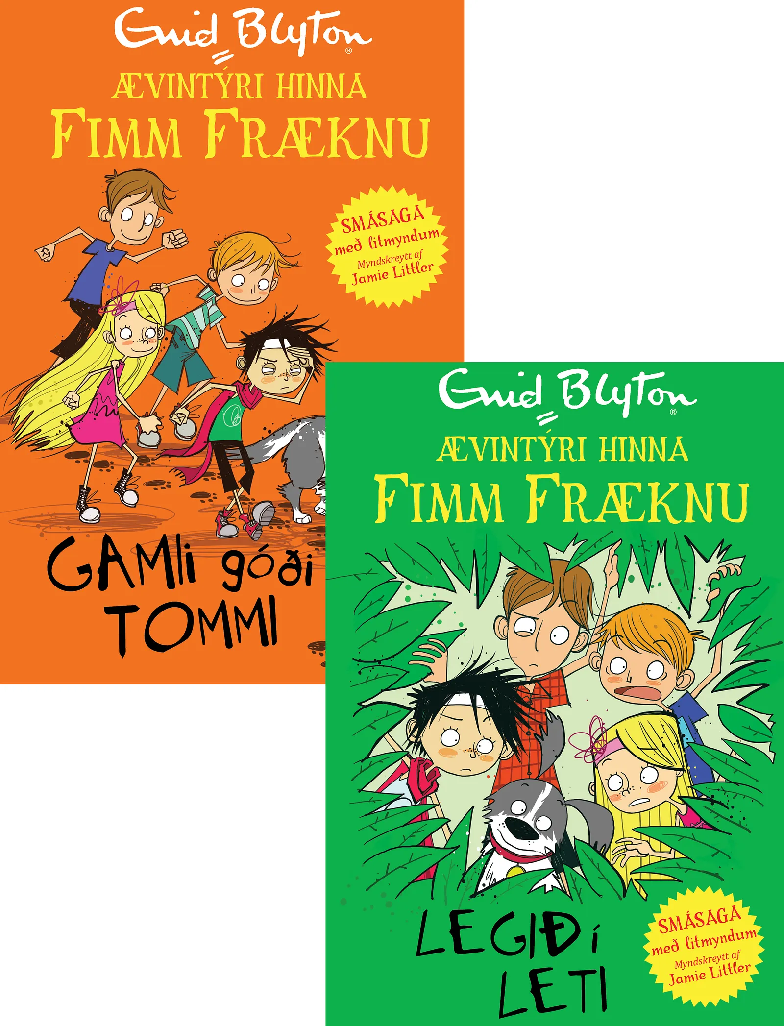 Bókakápa: Ævintýri hinna fimm fræknu Gamli góði Tommi / Legið í leti