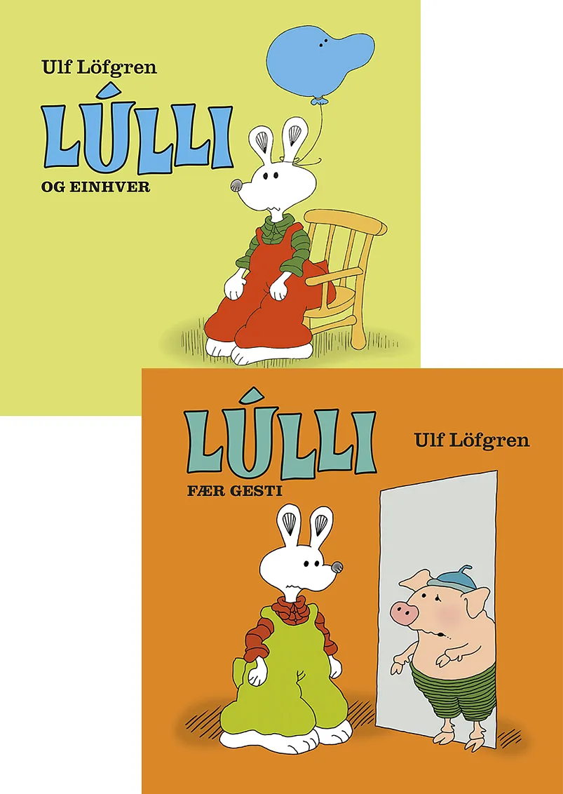 Bókakápa: Lúlli og einhver / Lúlli fær gesti