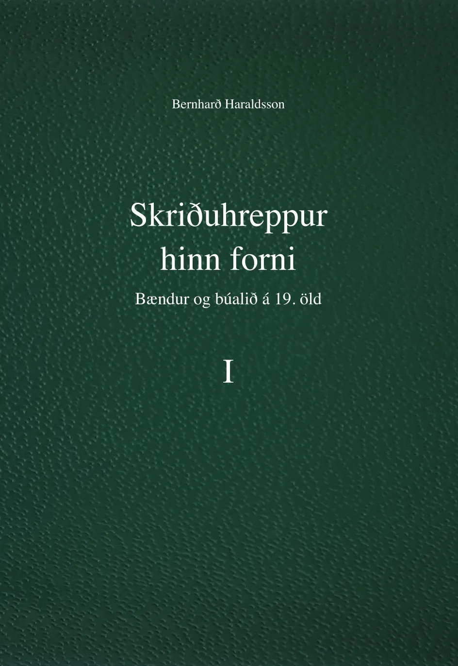 Forsíða kápu bókarinnar