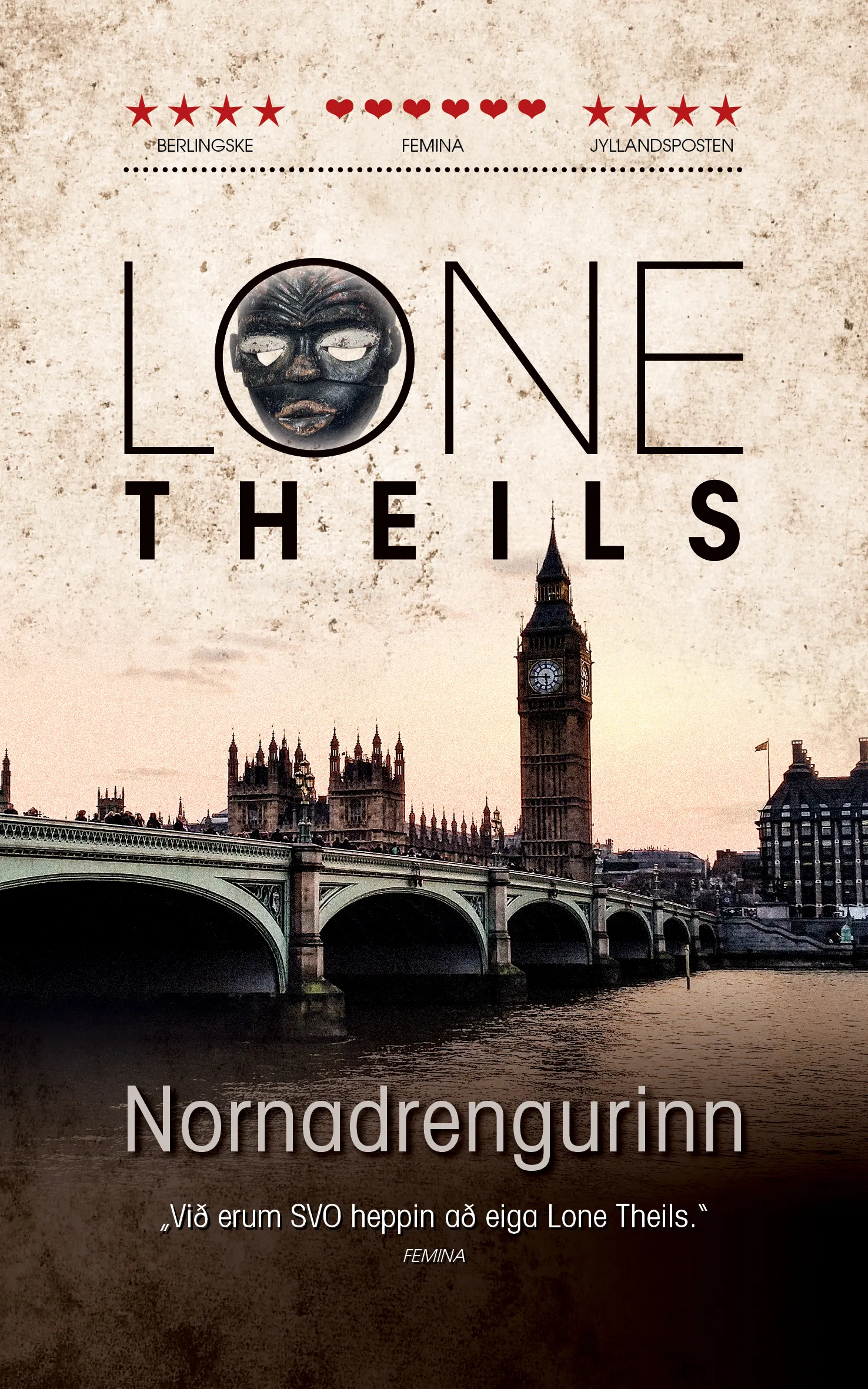 Forsíða kápu bókarinnar