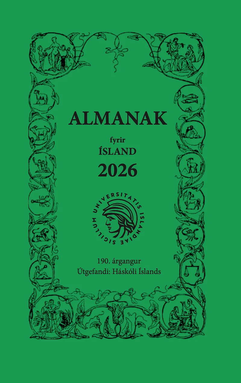 Bókakápa: Almanak Háskóla Íslands 2026