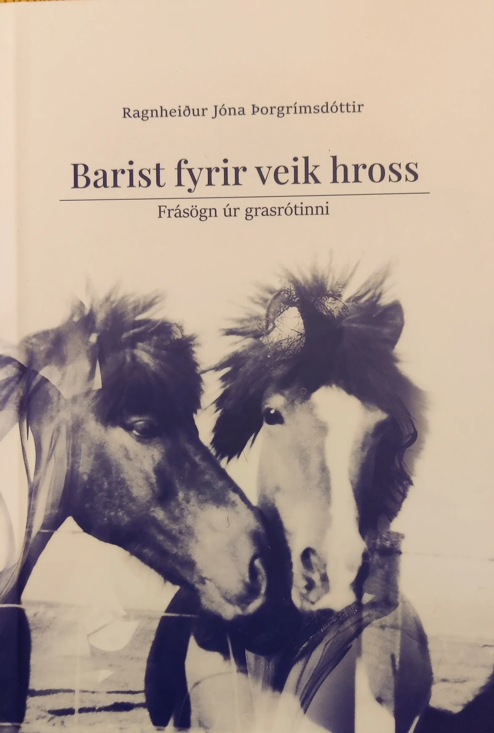 Bókakápa: Barist fyrir veik hross Frásögn úr grasrótinni