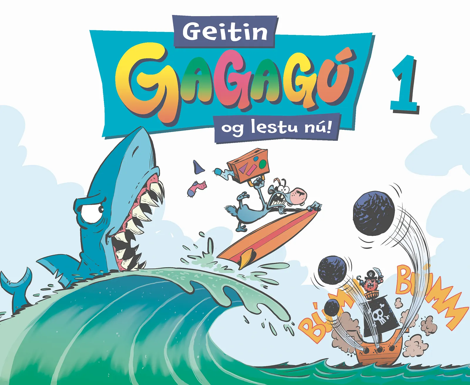 Bókakápa: Geitin Gagagú og lestu nú! Nr.1
