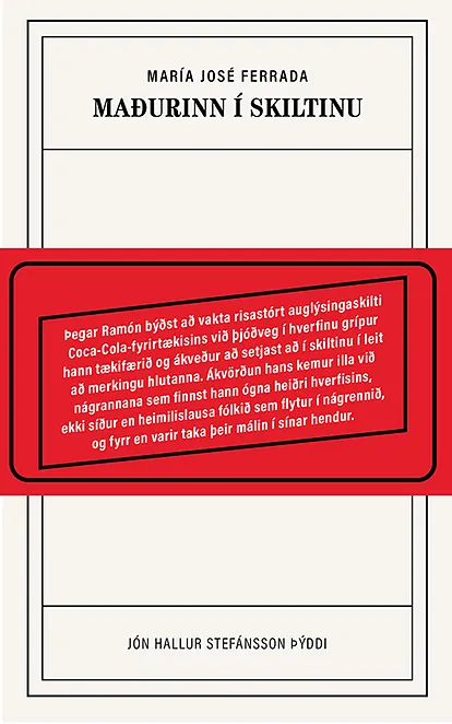 Bókakápa: Maðurinn í skiltinu