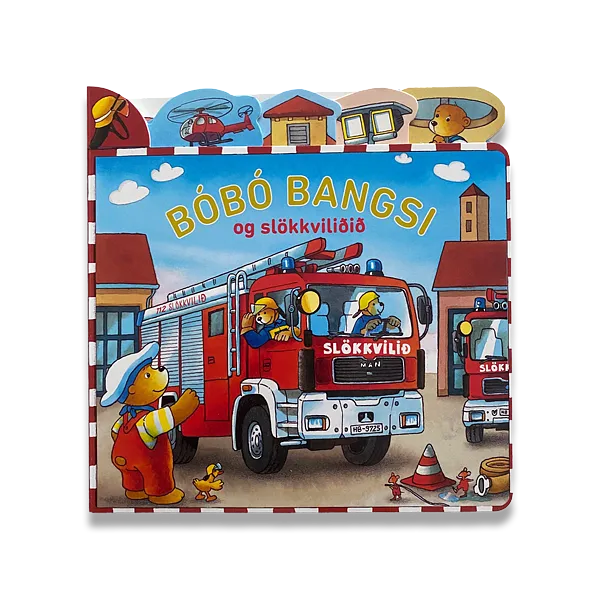 Bókakápa: Bóbó bangsi og slökkviliðið