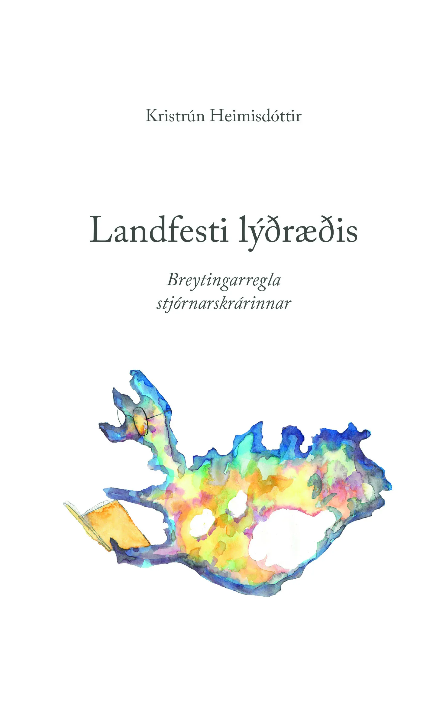 Forsíða kápu bókarinnar