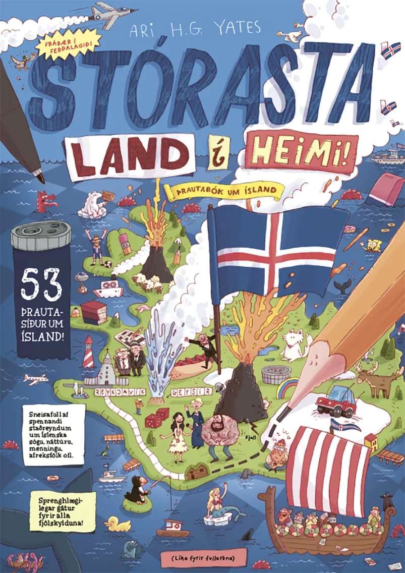 Bókakápa: Stórasta land í heimi Þrautabók um Ísland