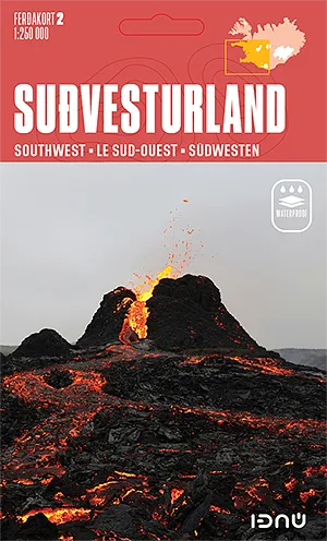Bókakápa: Ferðakort - 1:250 000 Suðvesturland