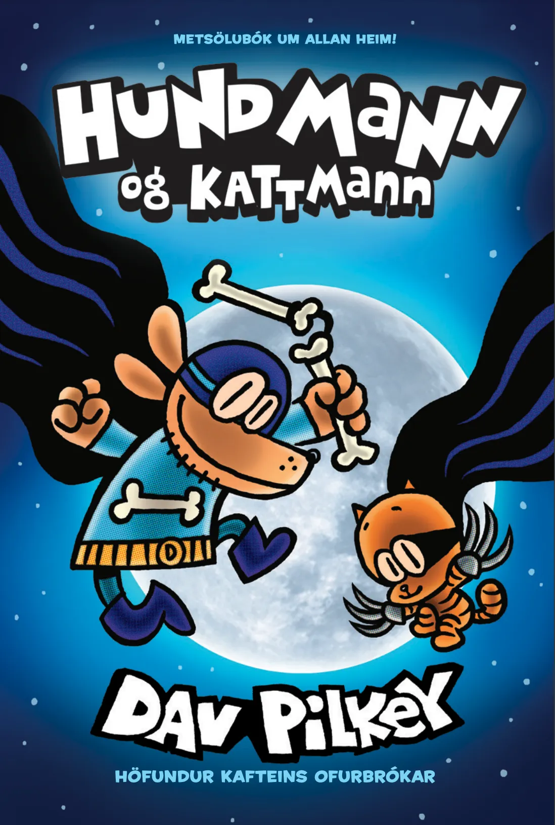 Bókakápa: Hundmann og Kattmann