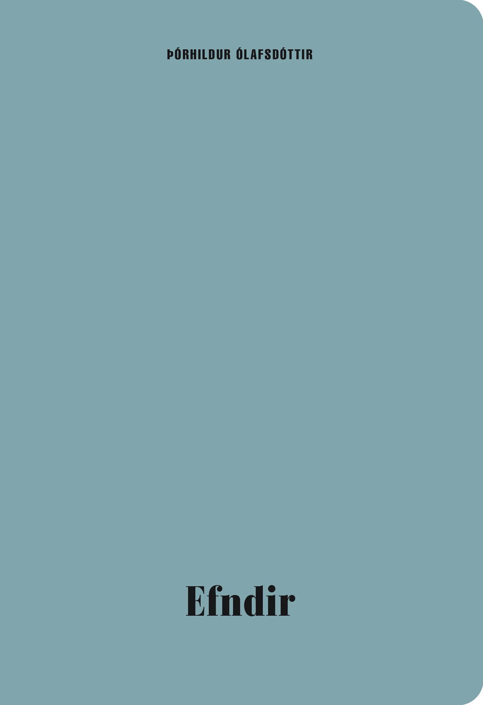 Forsíða kápu bókarinnar