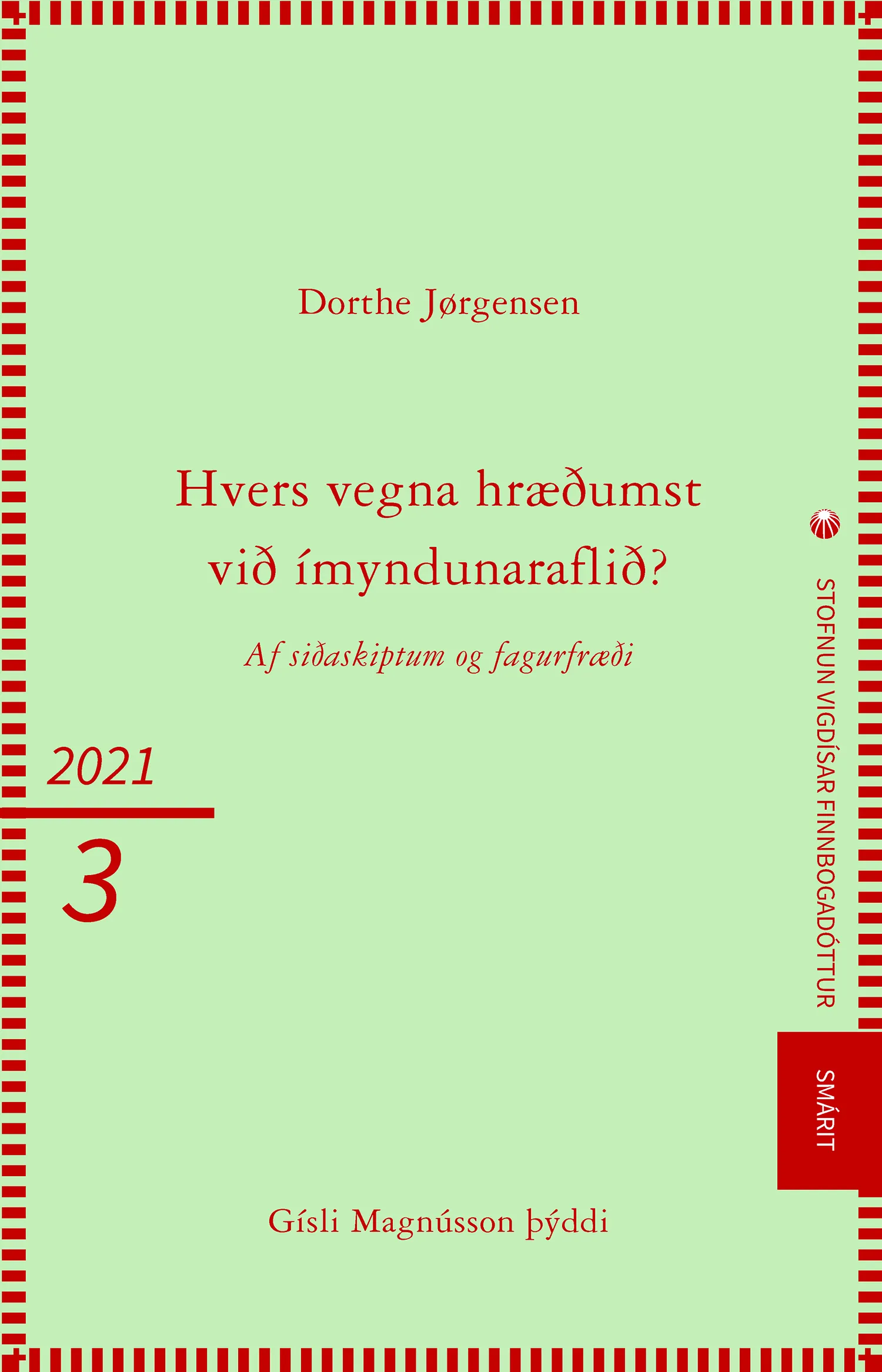 Forsíða kápu bókarinnar