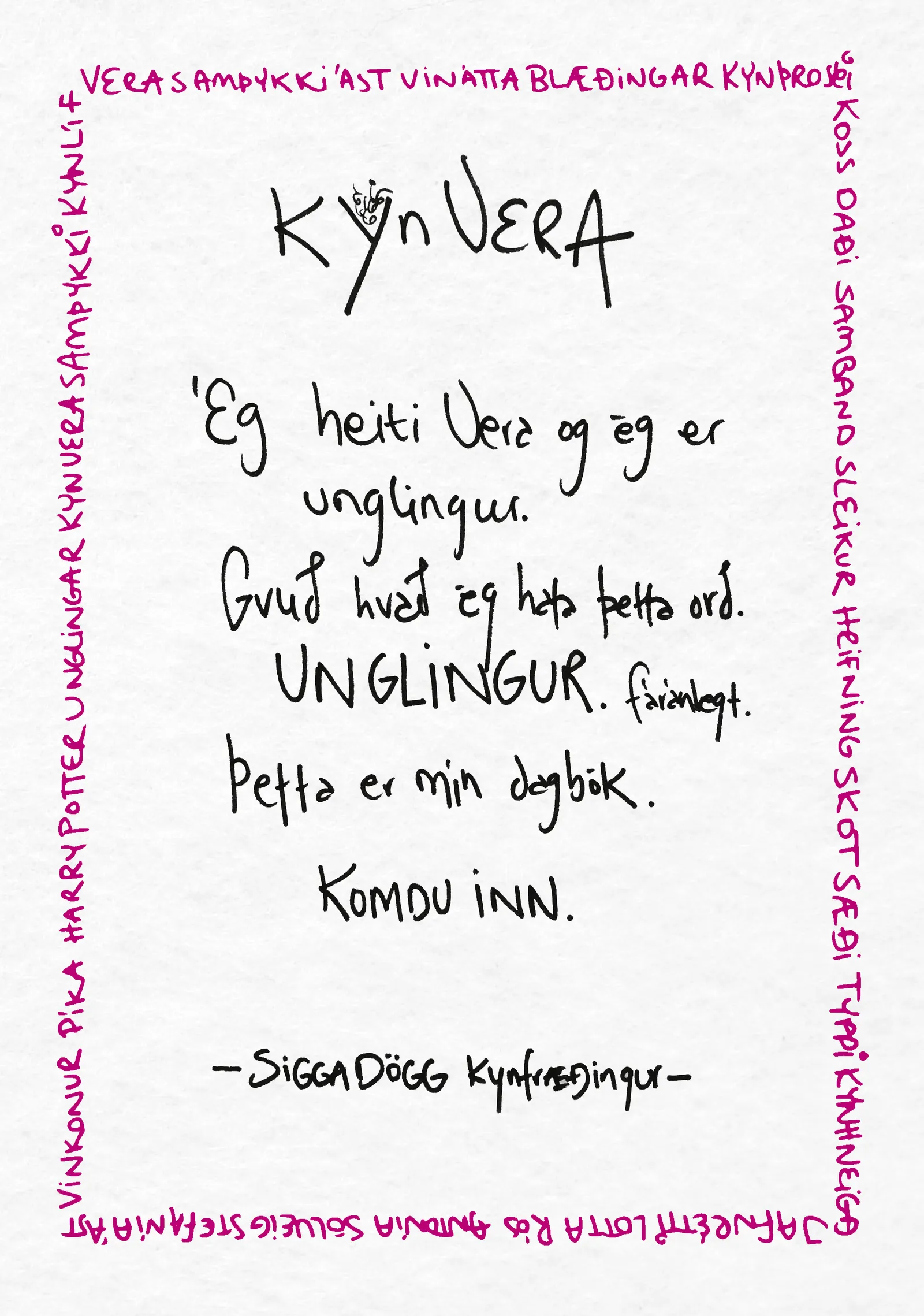 Forsíða kápu bókarinnar