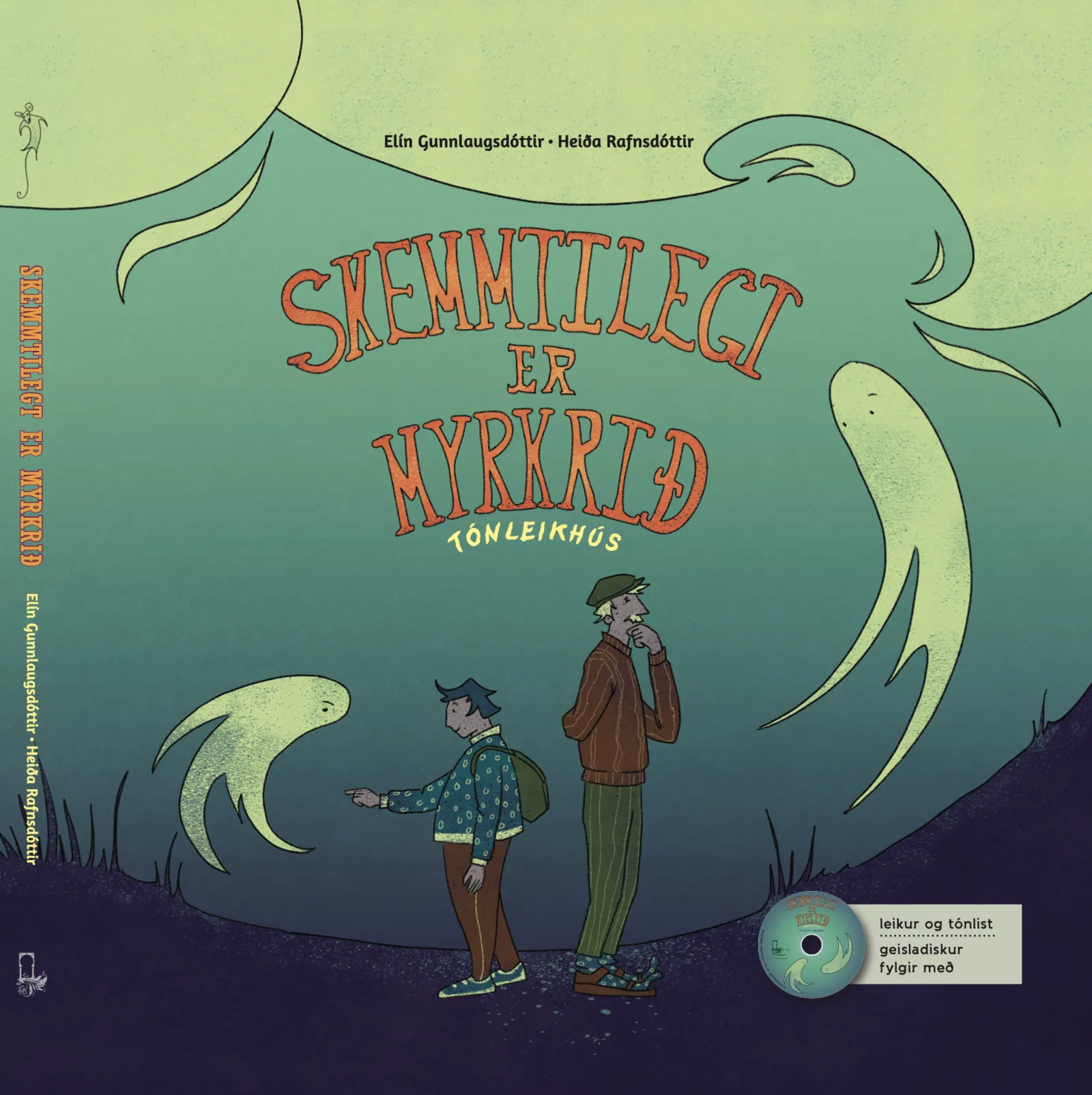 Forsíða kápu bókarinnar