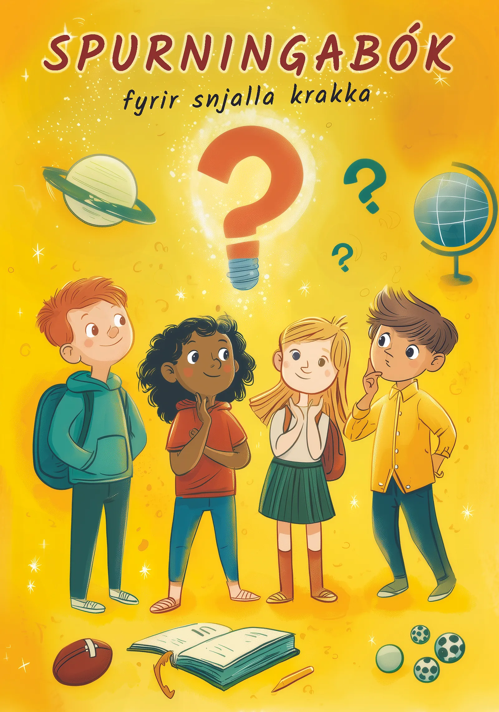 Bókakápa: Spurningabók fyrir snjalla krakka
