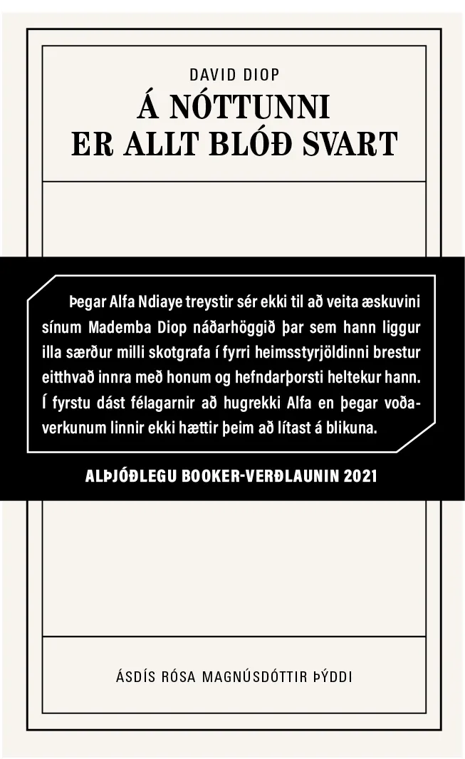 Forsíða kápu bókarinnar