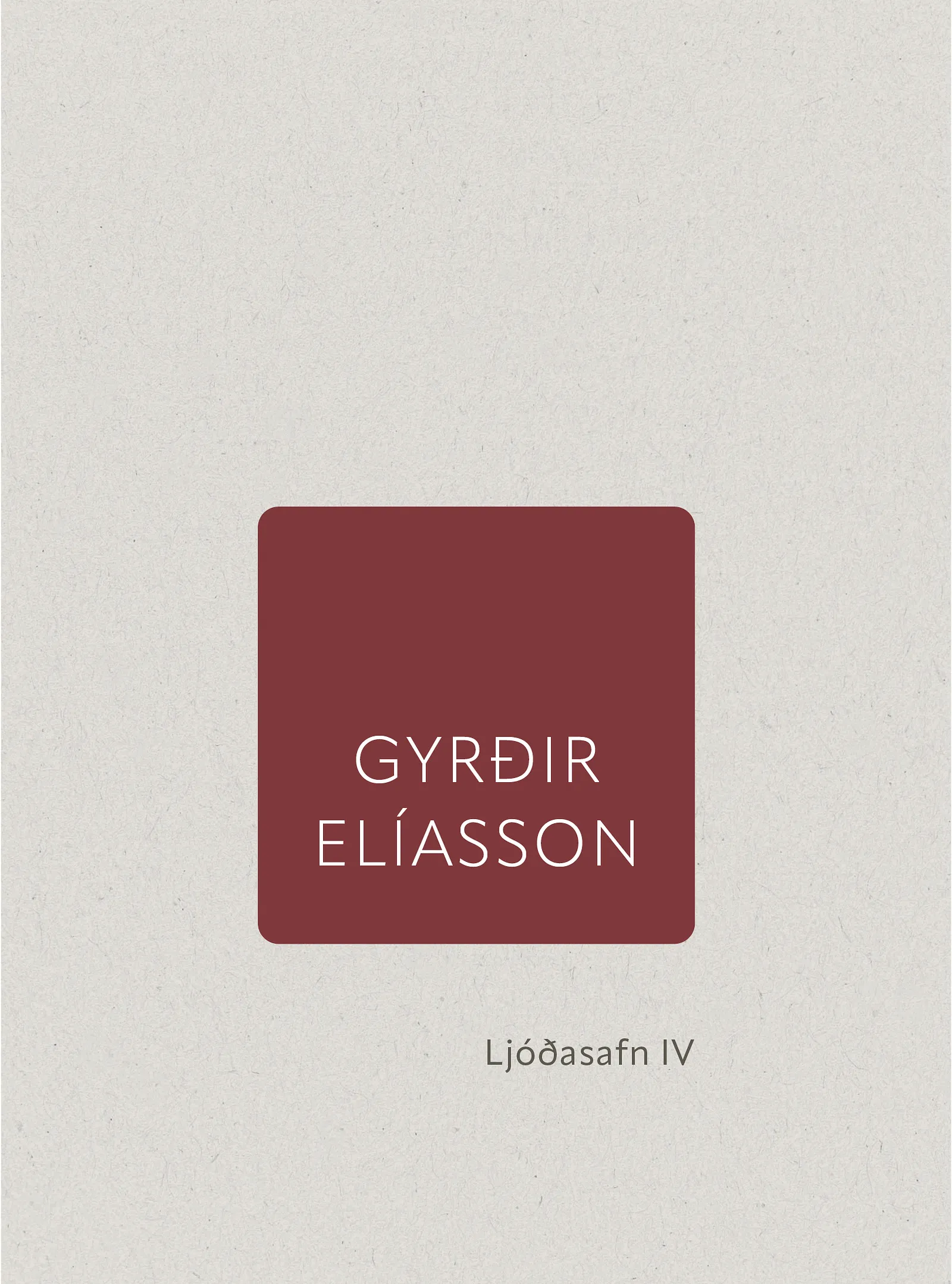 Bókakápa: Ljóðasafn IV 2005-2012