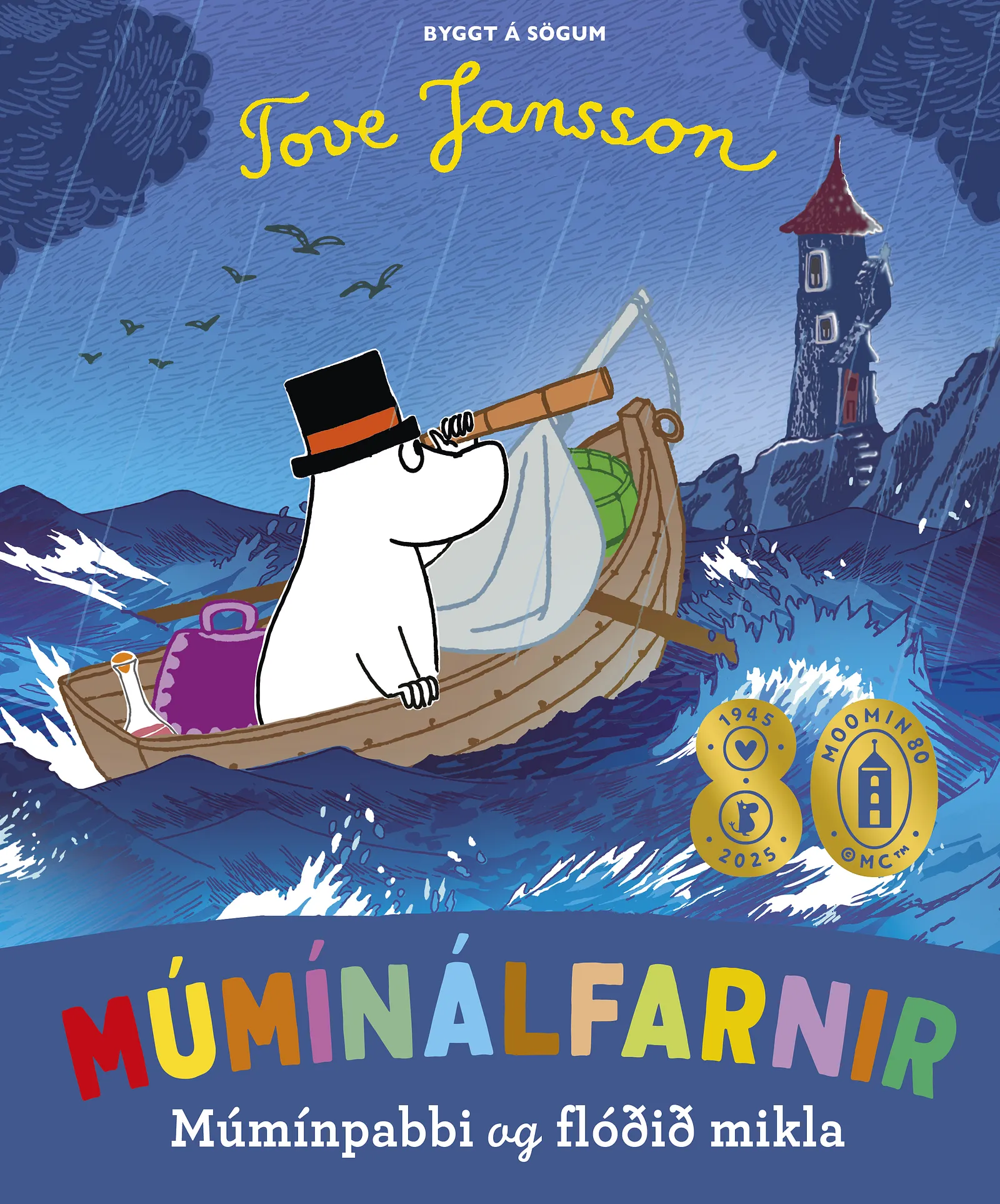 Bókakápa: Múmínpabbi og flóðið mikla Múmínálfarnir