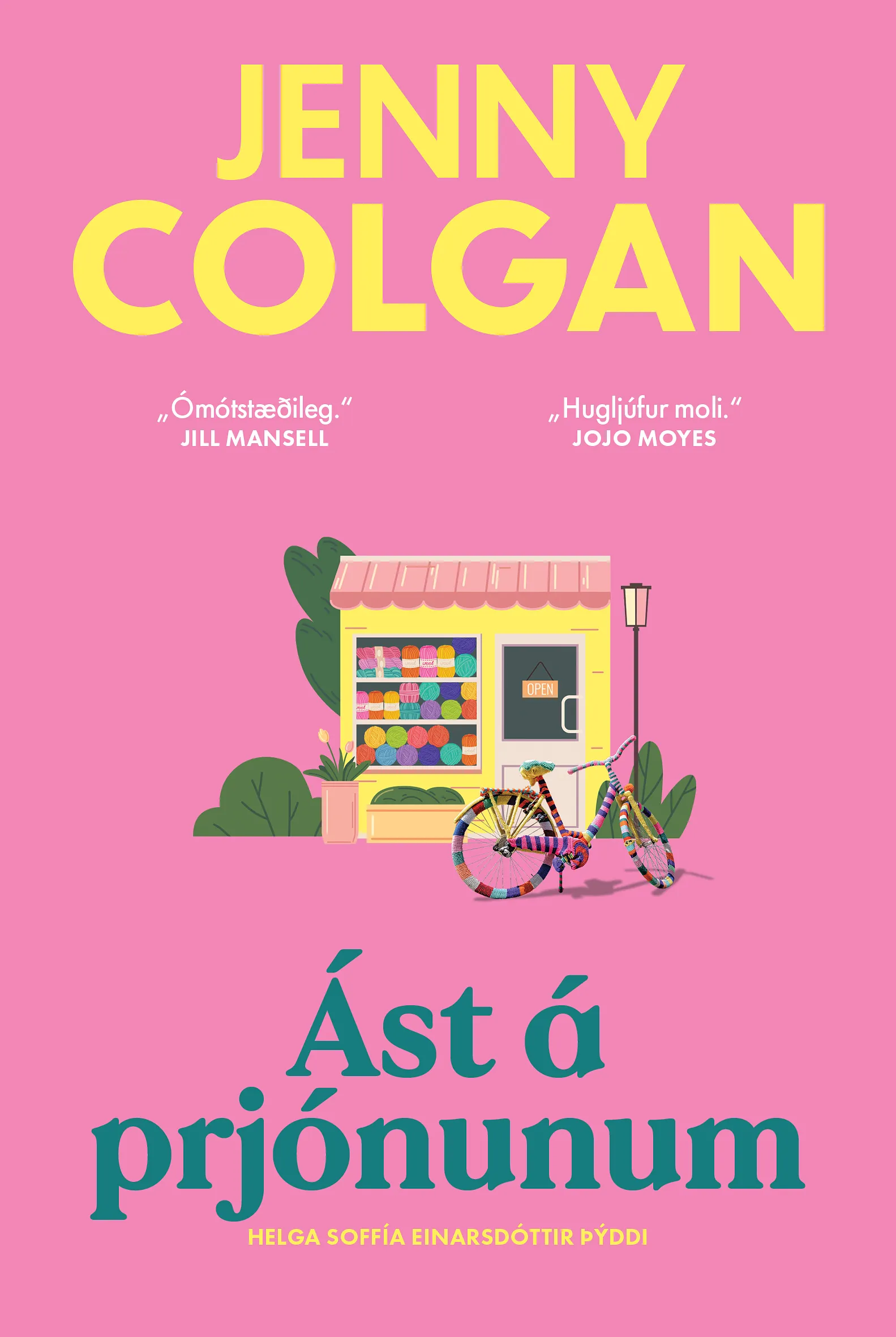 Bókakápa: Ást á prjónunum