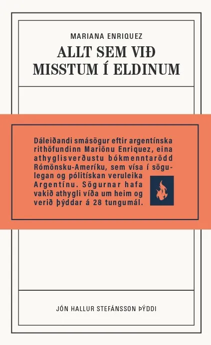 Forsíða kápu bókarinnar