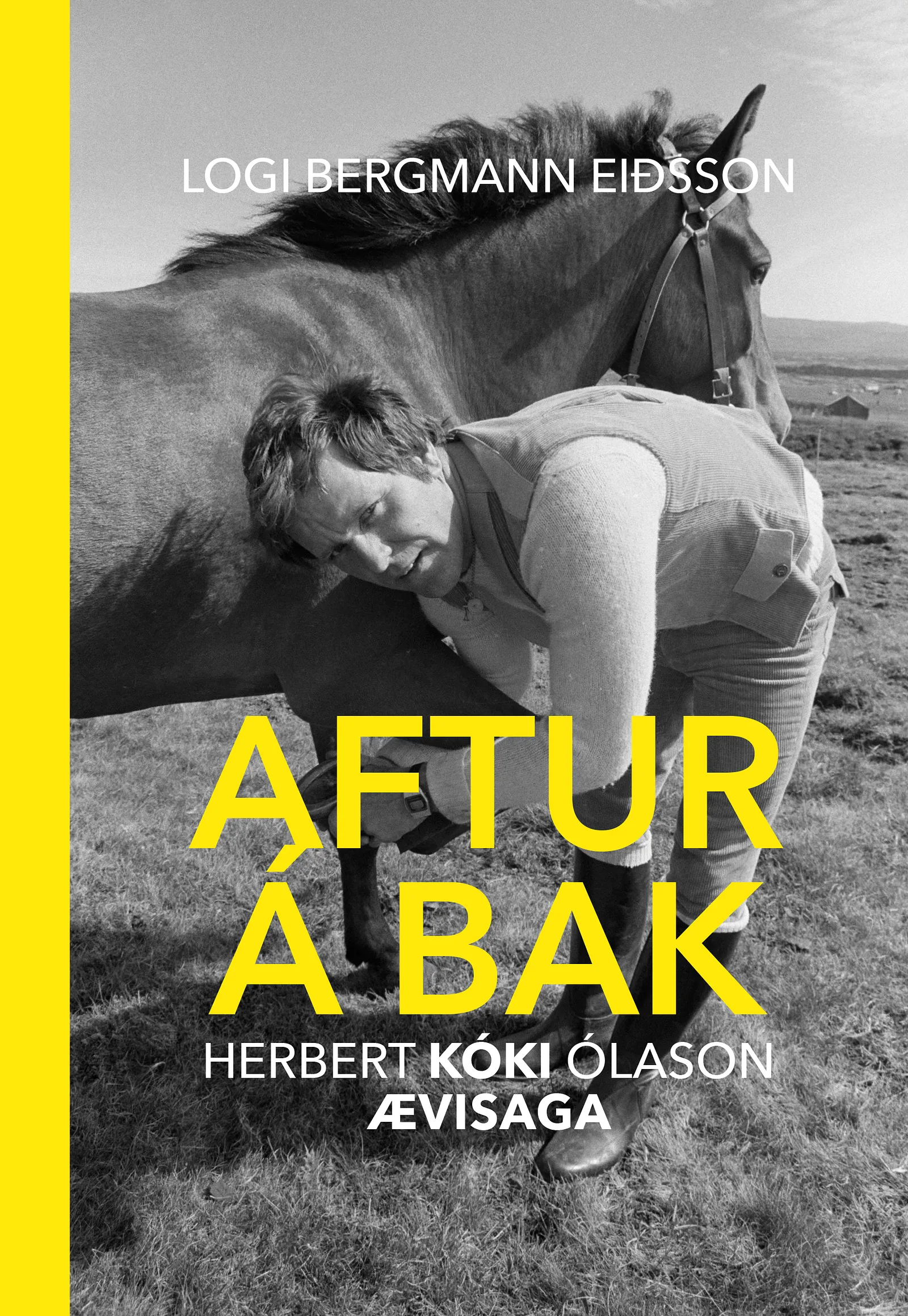Bókakápa: Aftur á bak Herbert Kóki Ólason ævisaga