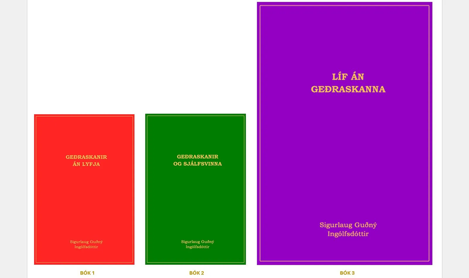 Forsíða kápu bókarinnar