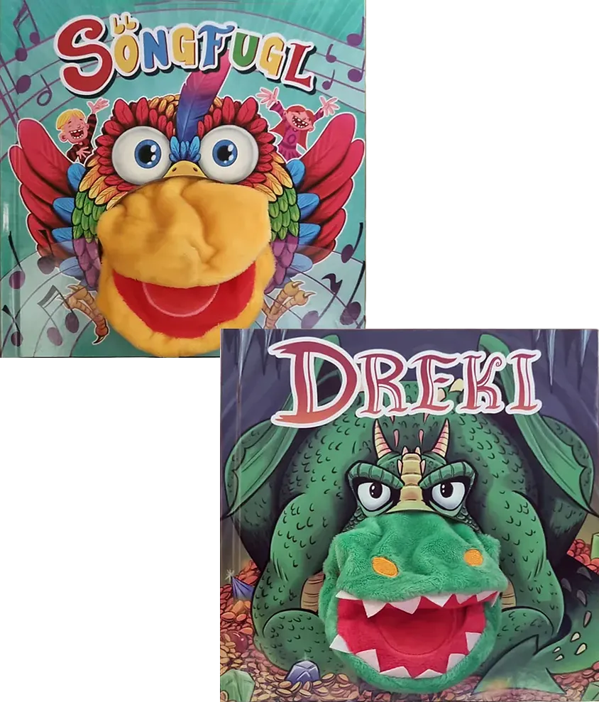 Bókakápa: Brúðubækur Dreki / Söngfugl