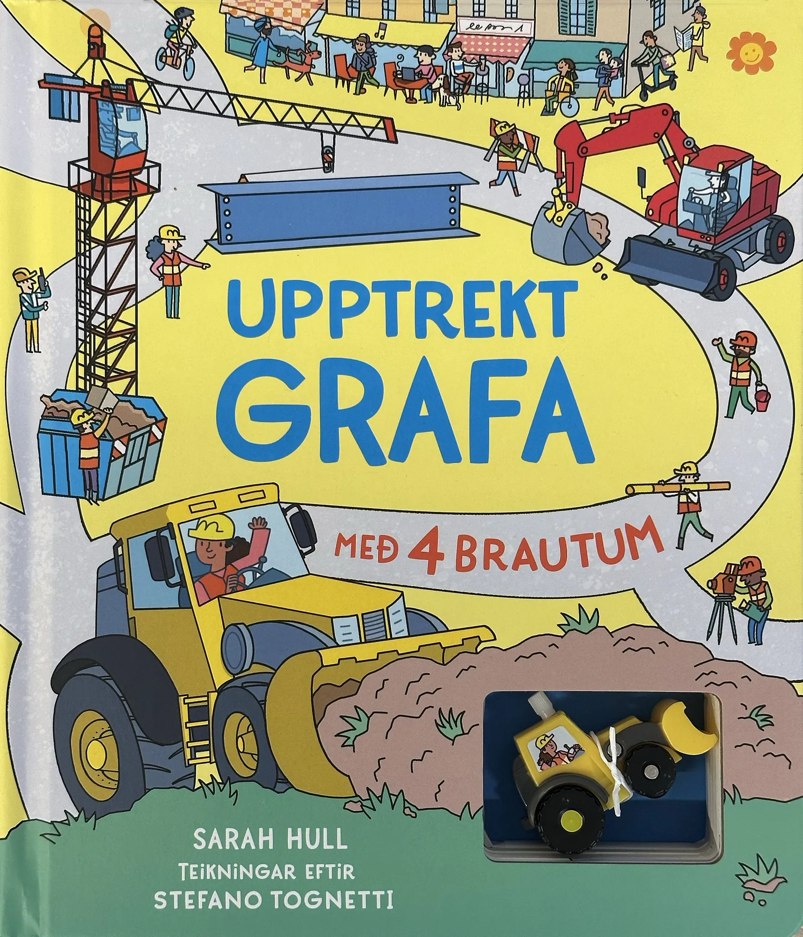 Bókakápa: Gröfubók með upptrektri gröfu