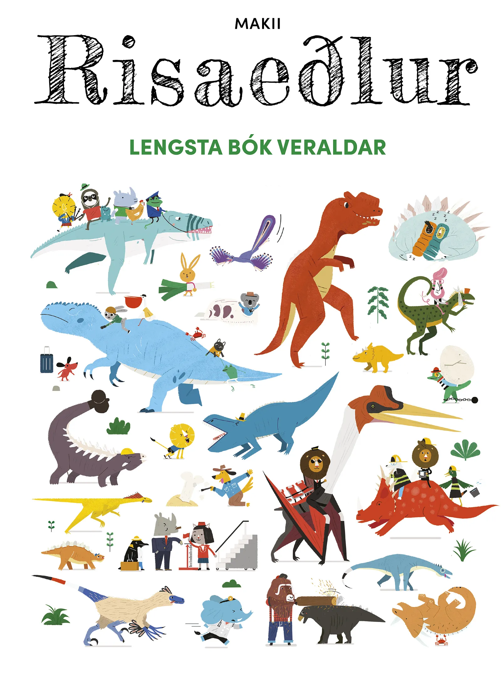 Bókakápa: Risaeðlur Lengsta bók veraldar