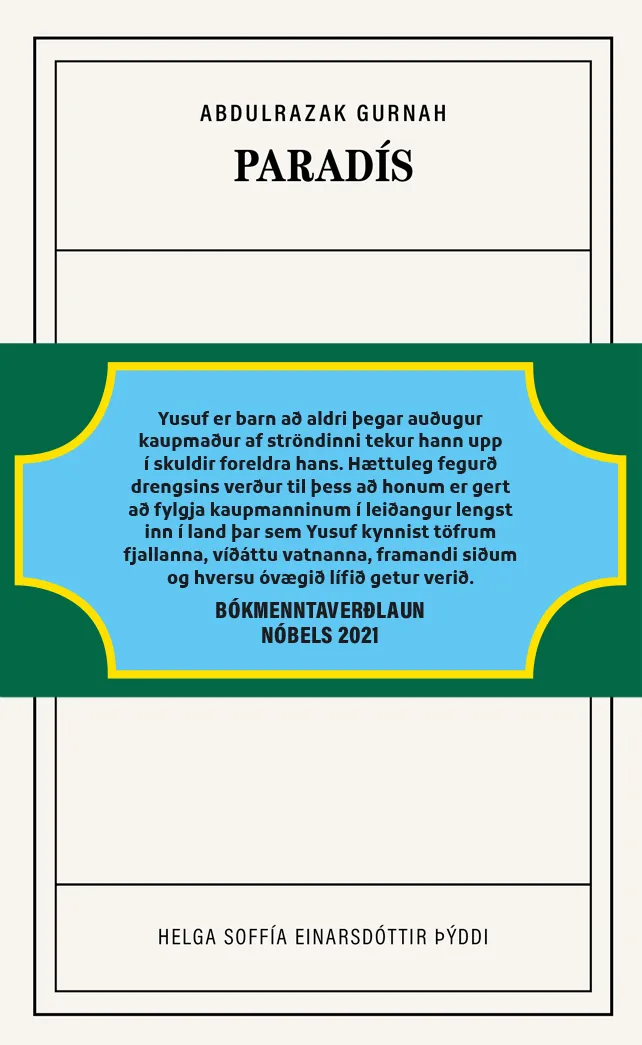 Forsíða kápu bókarinnar