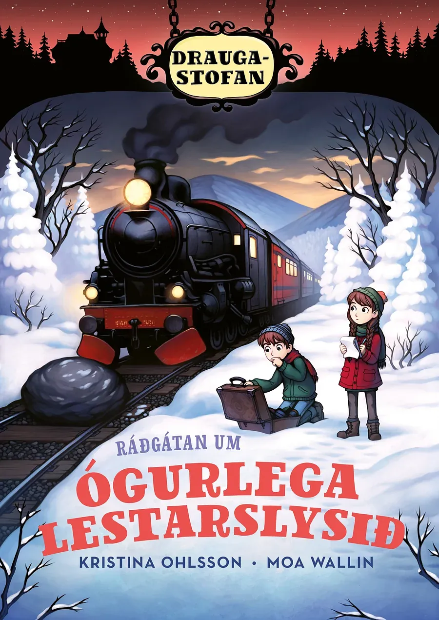 Bókakápa: Ráðgátan um ógurlega lestarslysið Draugastofan 4