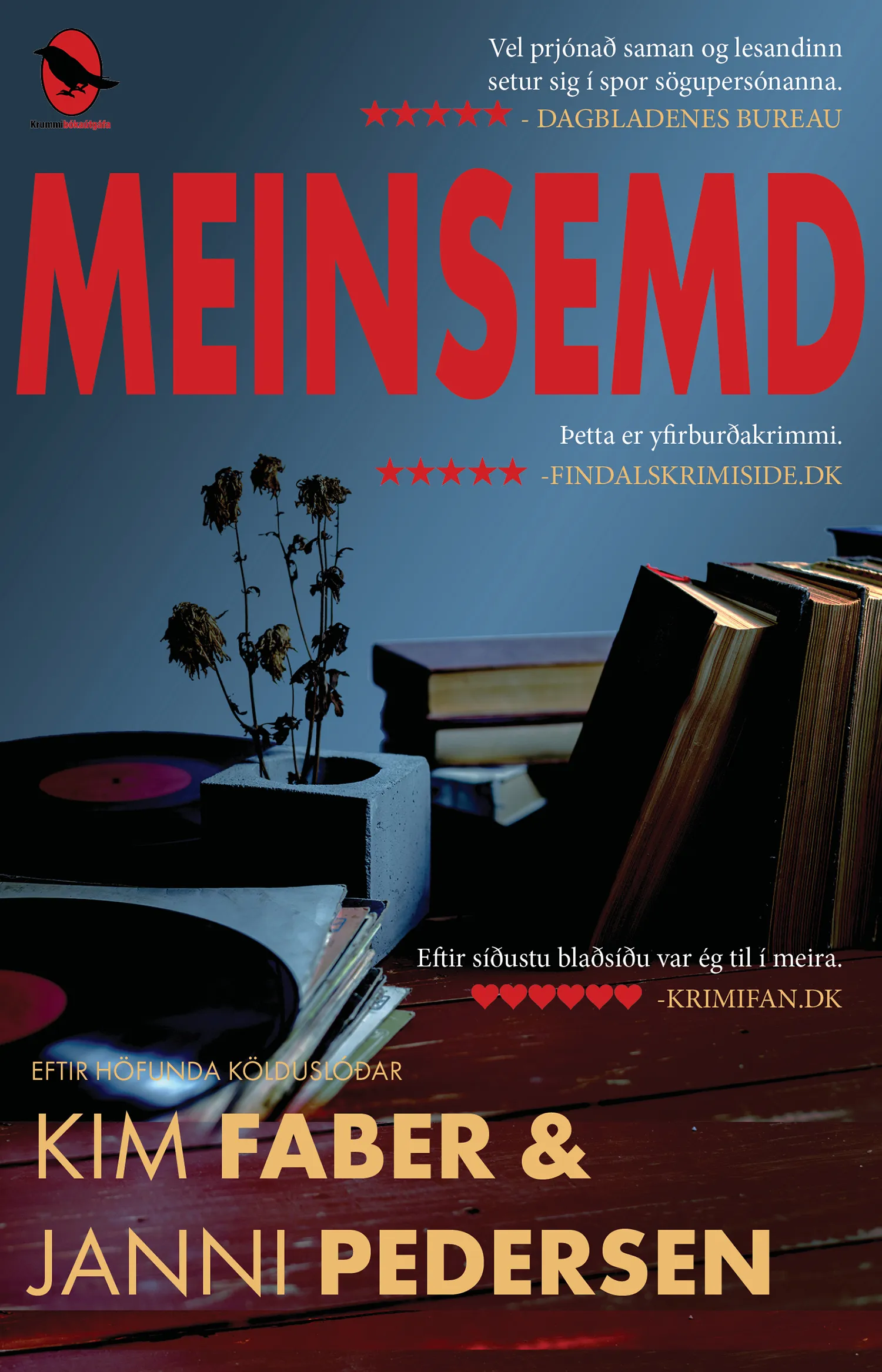 Forsíða kápu bókarinnar