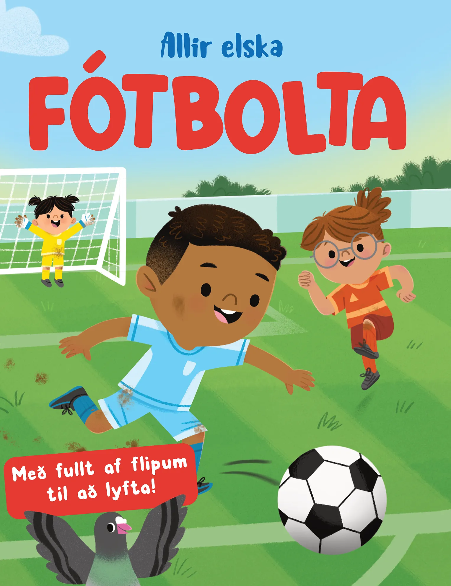 Bókakápa: Allir elska fótbolta