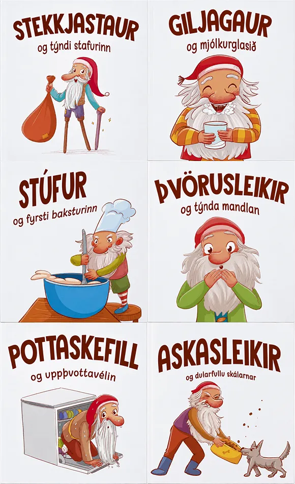 Bókakápa: Jólasveinarnir: Stekkjastaur til Askasleikis