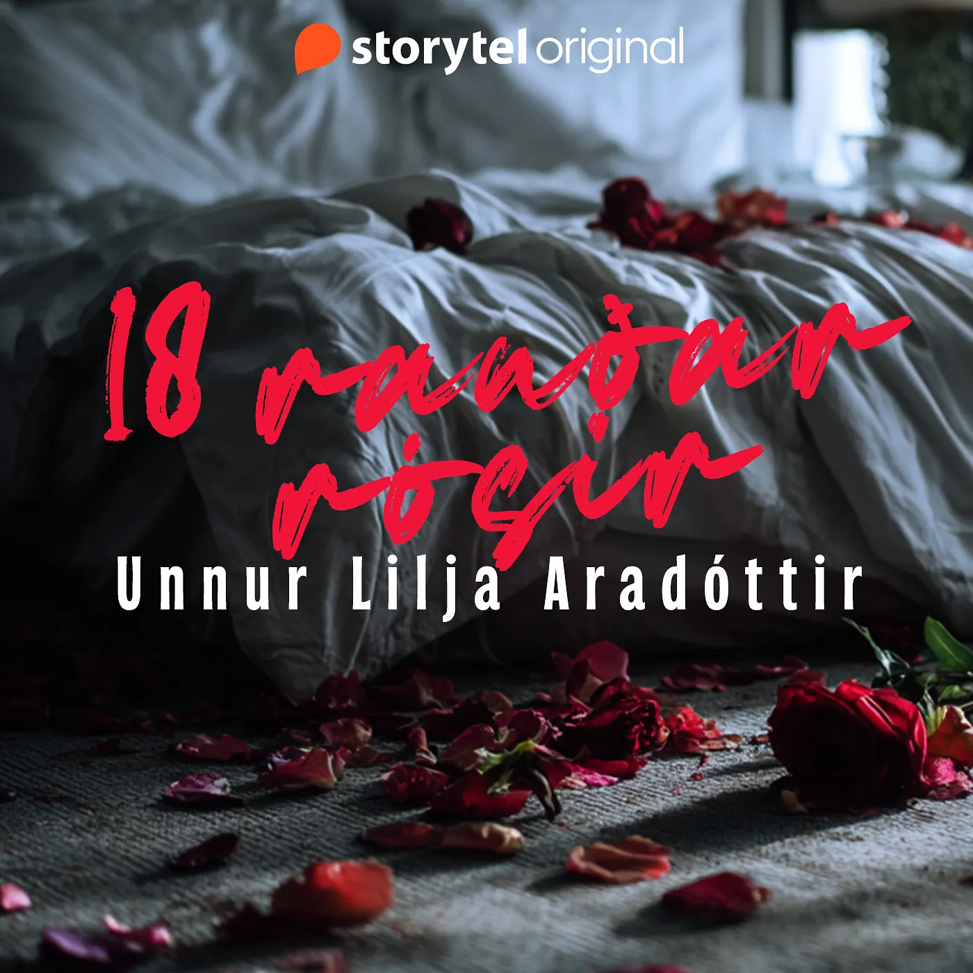 Bókakápa: 18 rauðar rósir