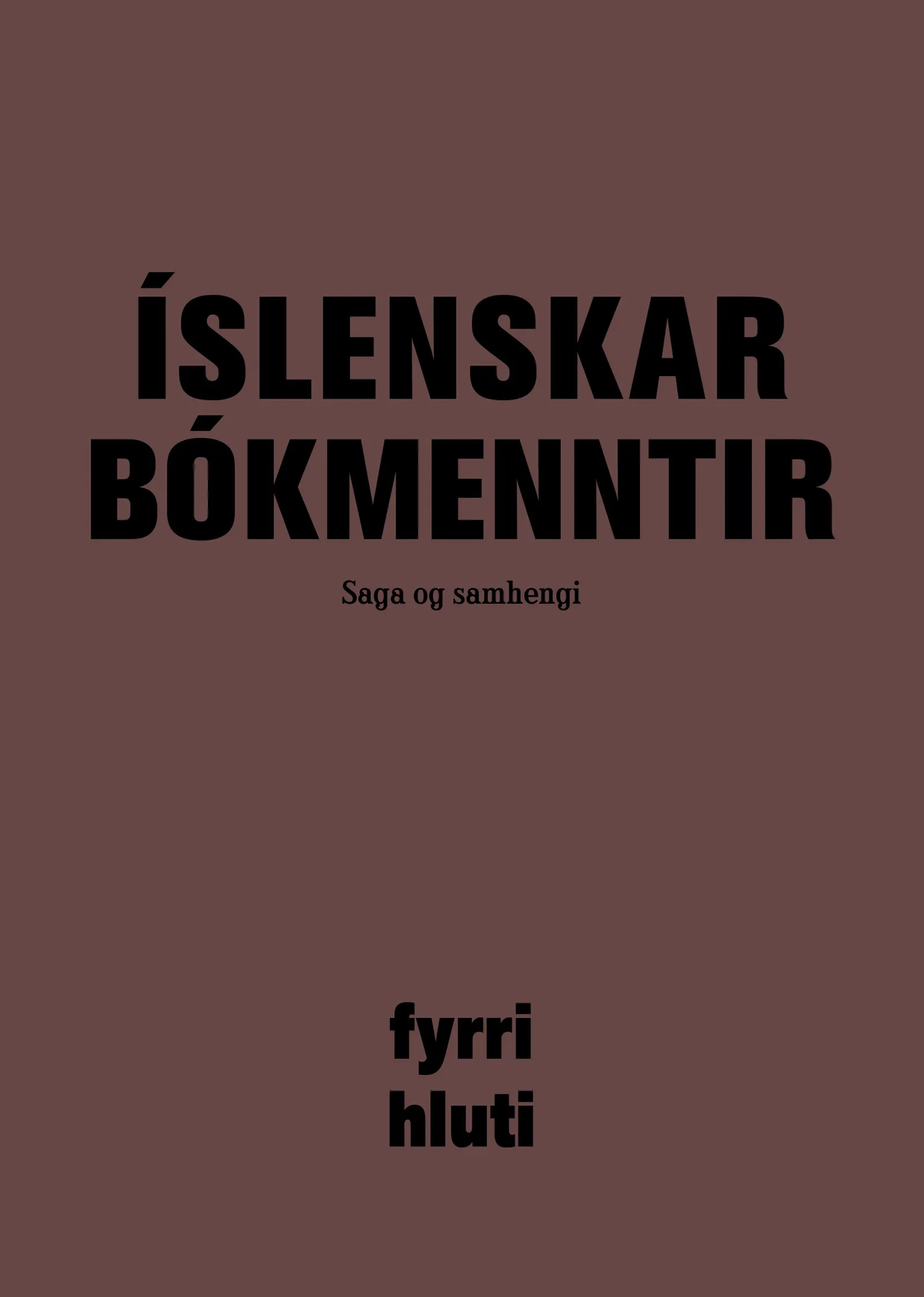 Forsíða kápu bókarinnar