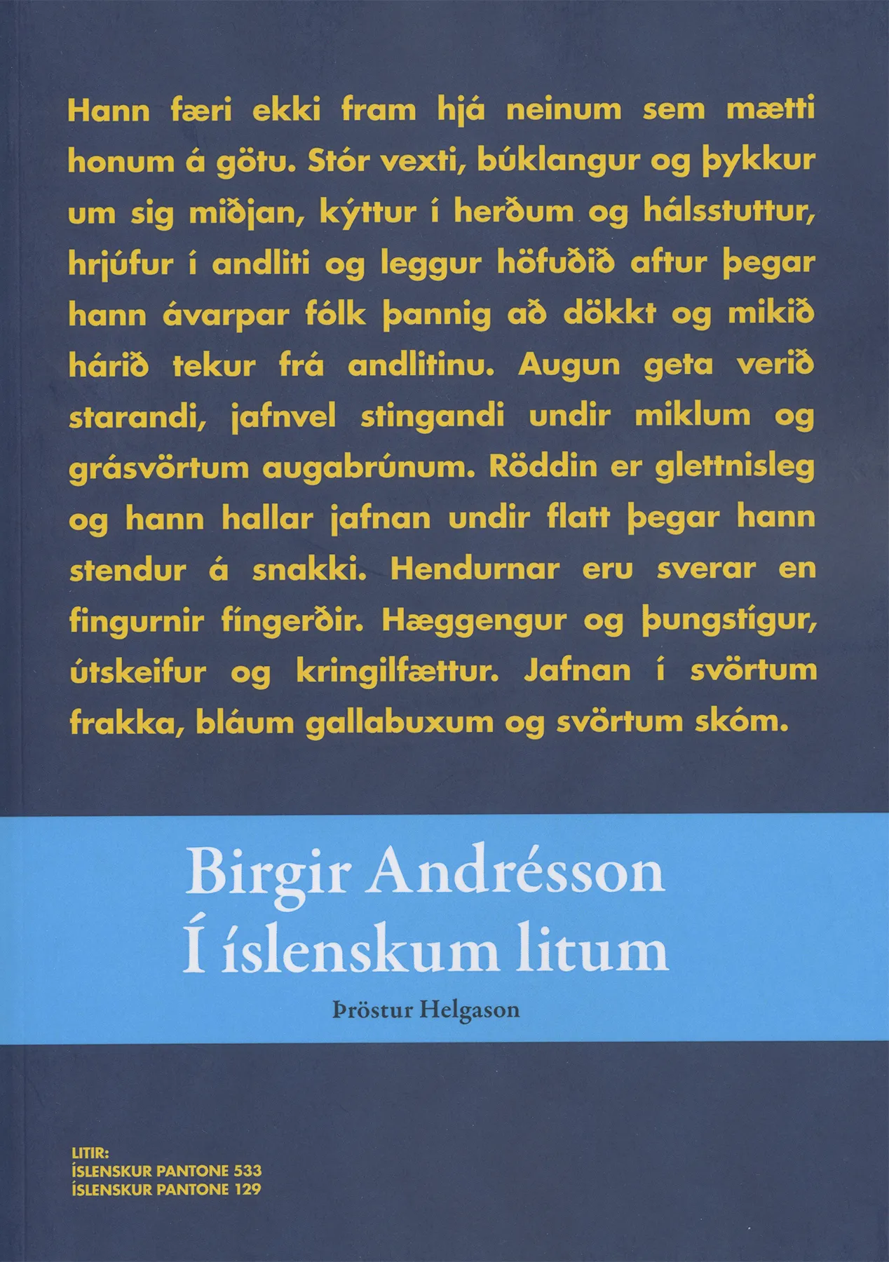 Forsíða kápu bókarinnar