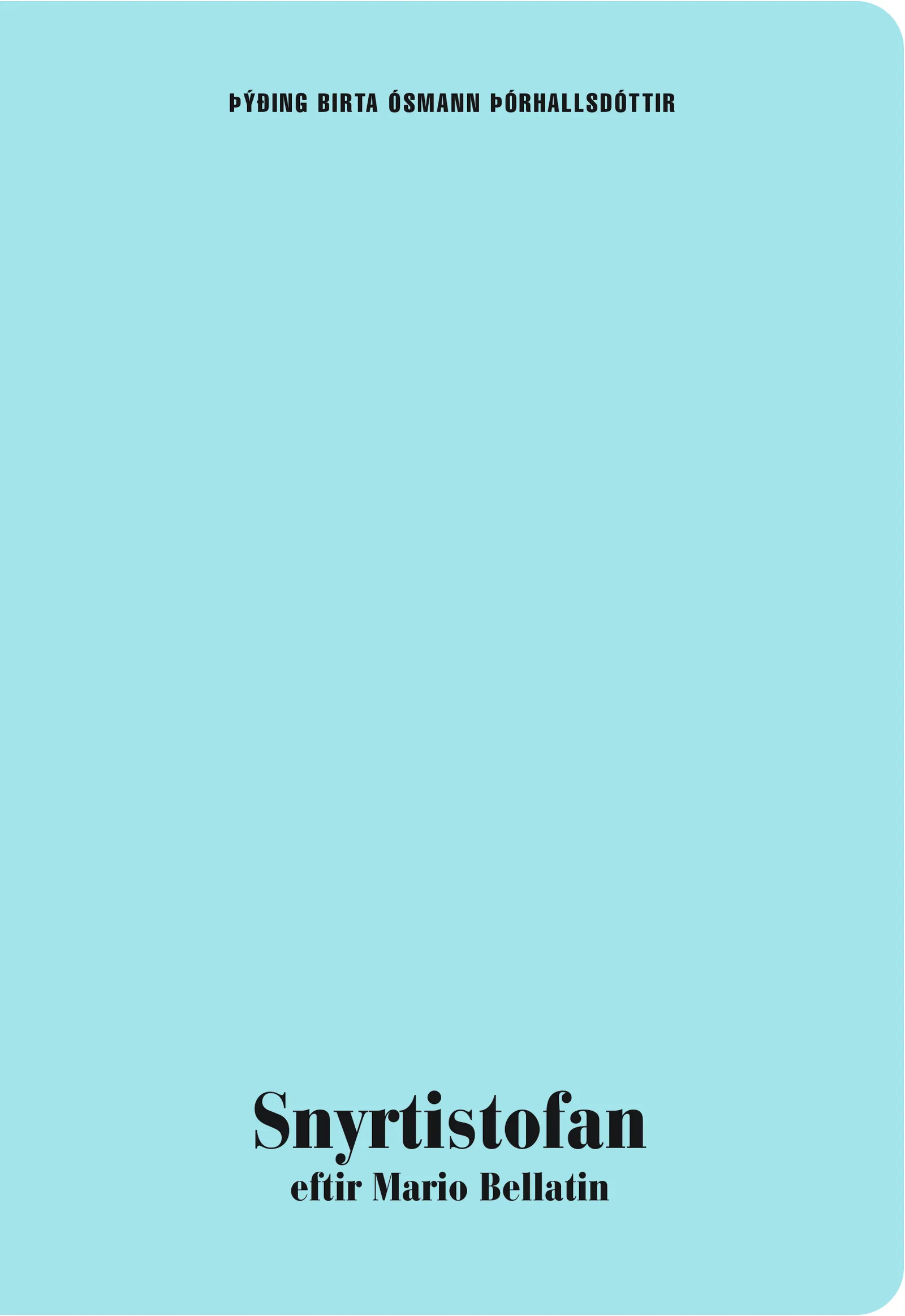 Forsíða kápu bókarinnar