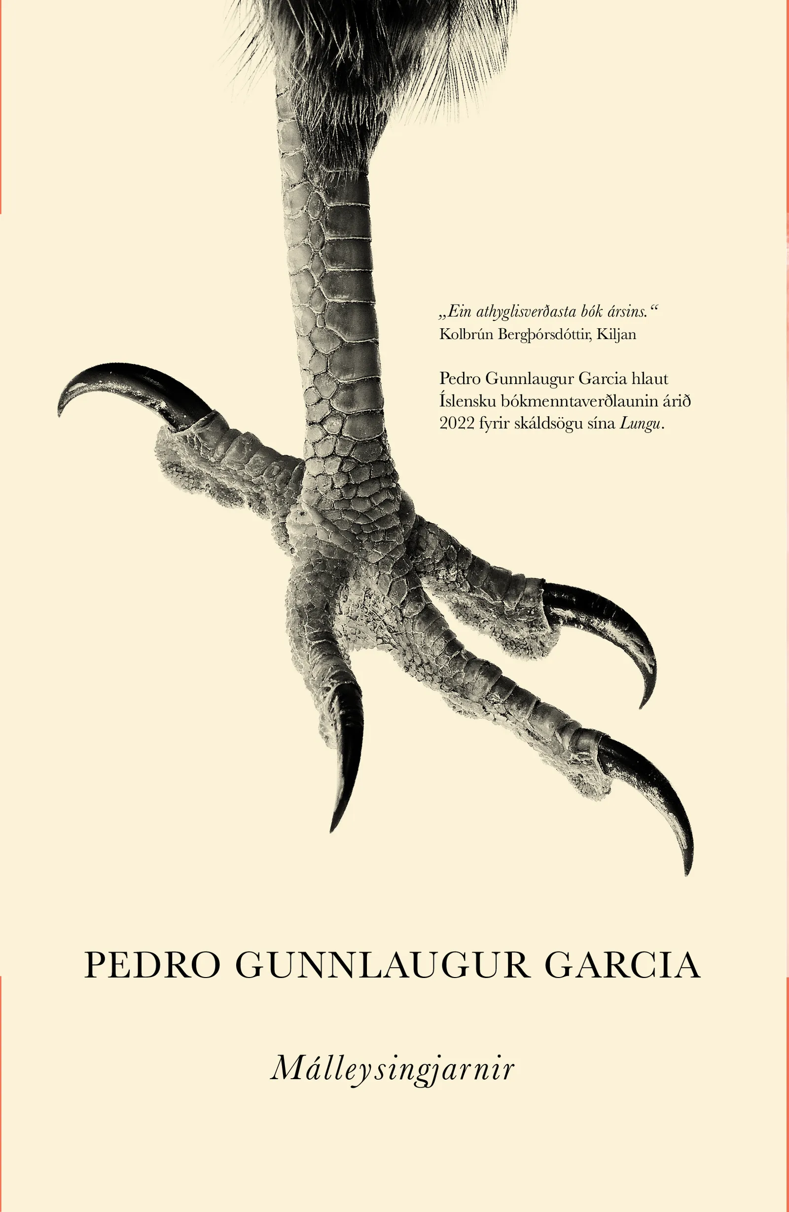 Forsíða kápu bókarinnar