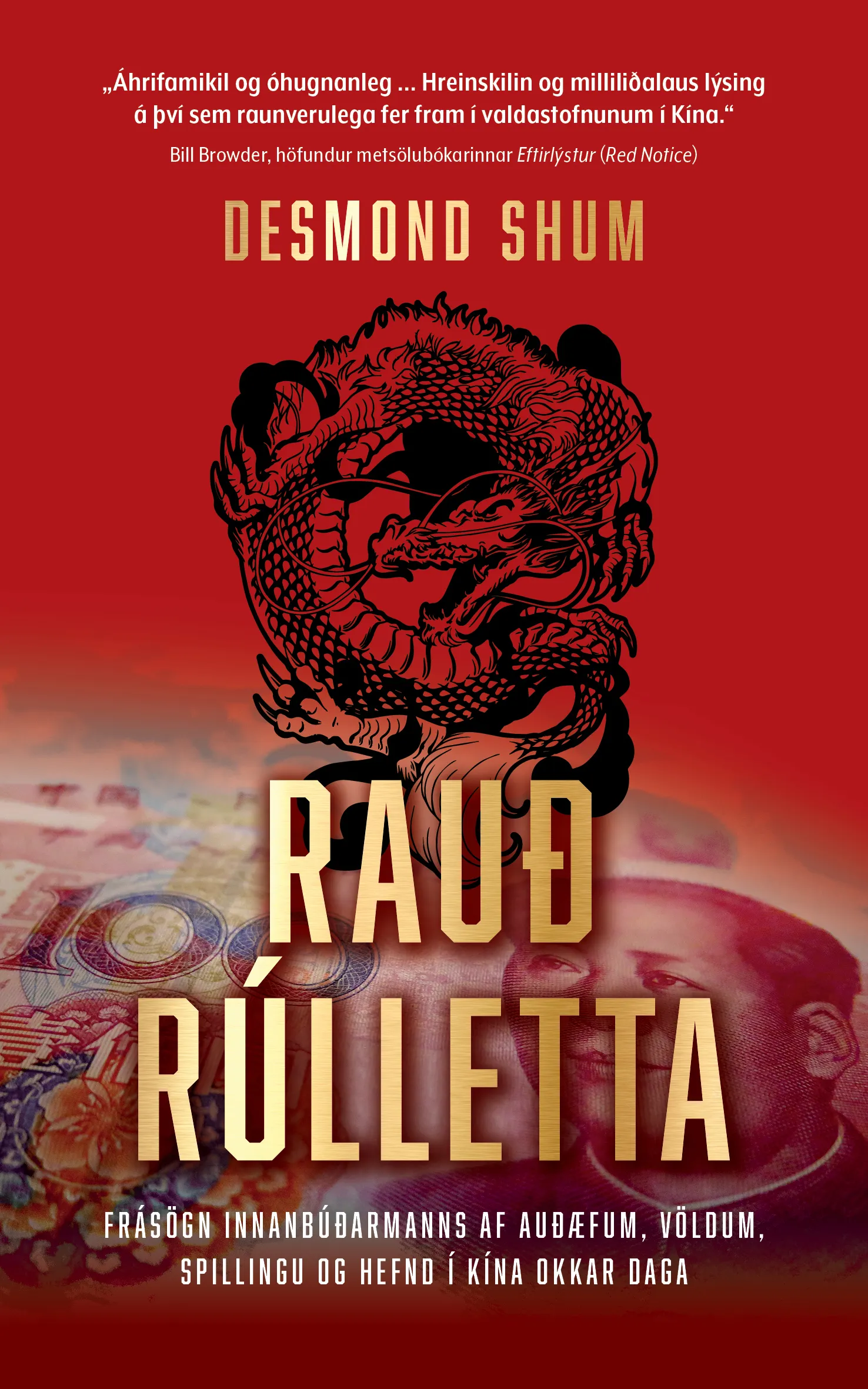 Forsíða kápu bókarinnar