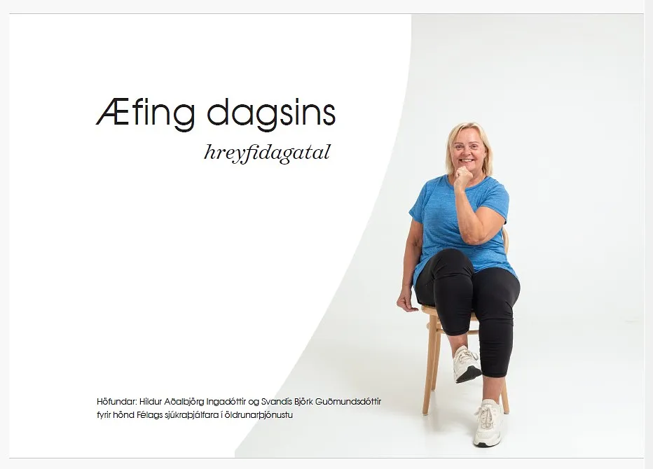 Bókakápa: Æfing dagsins- Hreyfidagatal