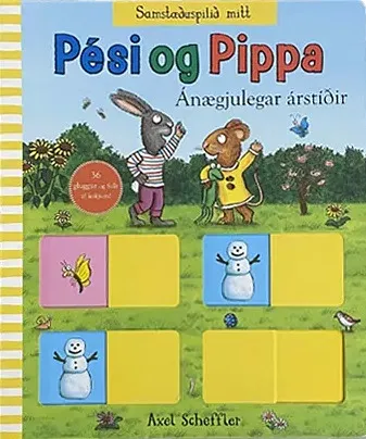 Bókakápa: Samstæðuspilið mitt Pési og Pippa Ánægjulegar árstíðir