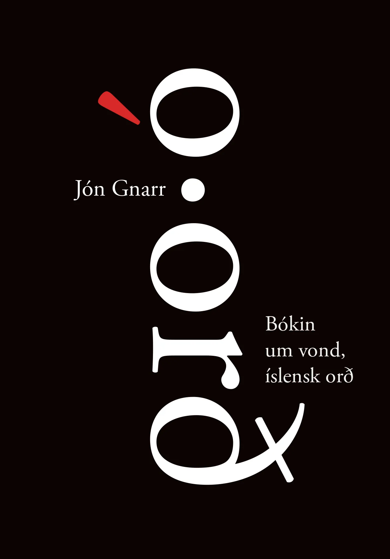 Forsíða kápu bókarinnar