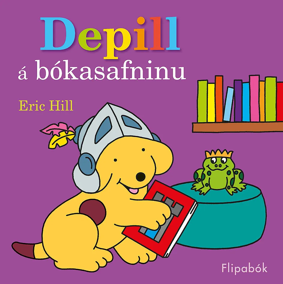 Bókakápa: Depill á bókasafninu