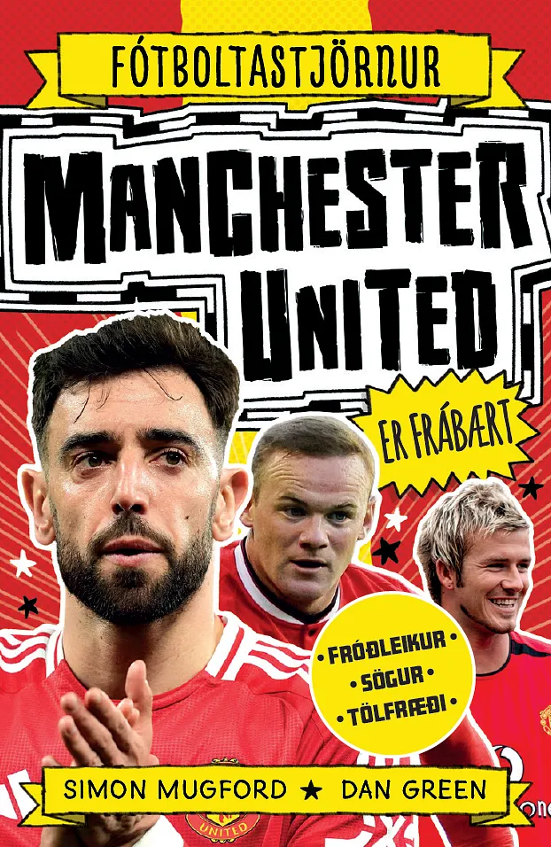 Bókakápa: Fótboltastjörnur - Manchester United er frábært