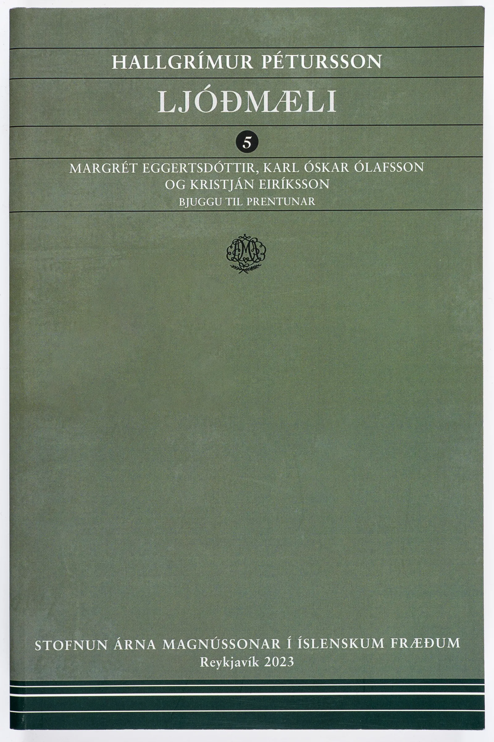 Forsíða kápu bókarinnar