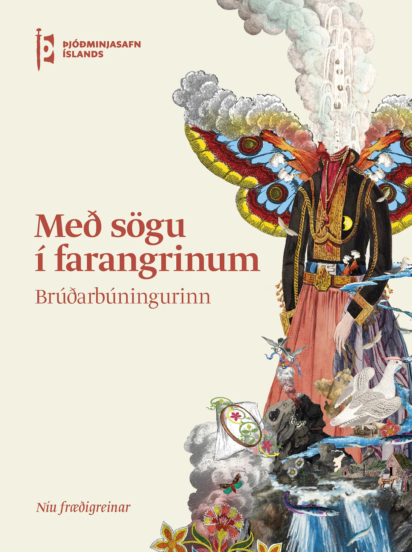 Bókakápa: Með sögu í farangrinum – Brúðarbúningurinn:  Níu fræðigreinar